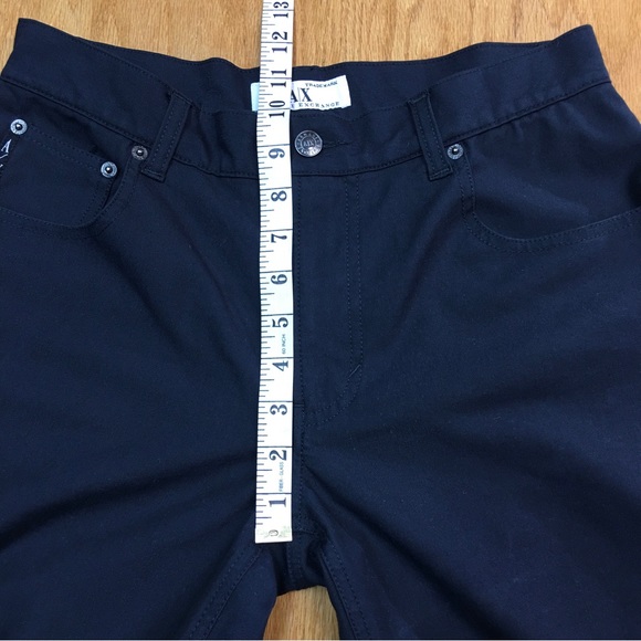 Armani Exchange women’s Black Cotton/Polyester Blend Flat Front Pant. Sz… - Picture 7 of 8